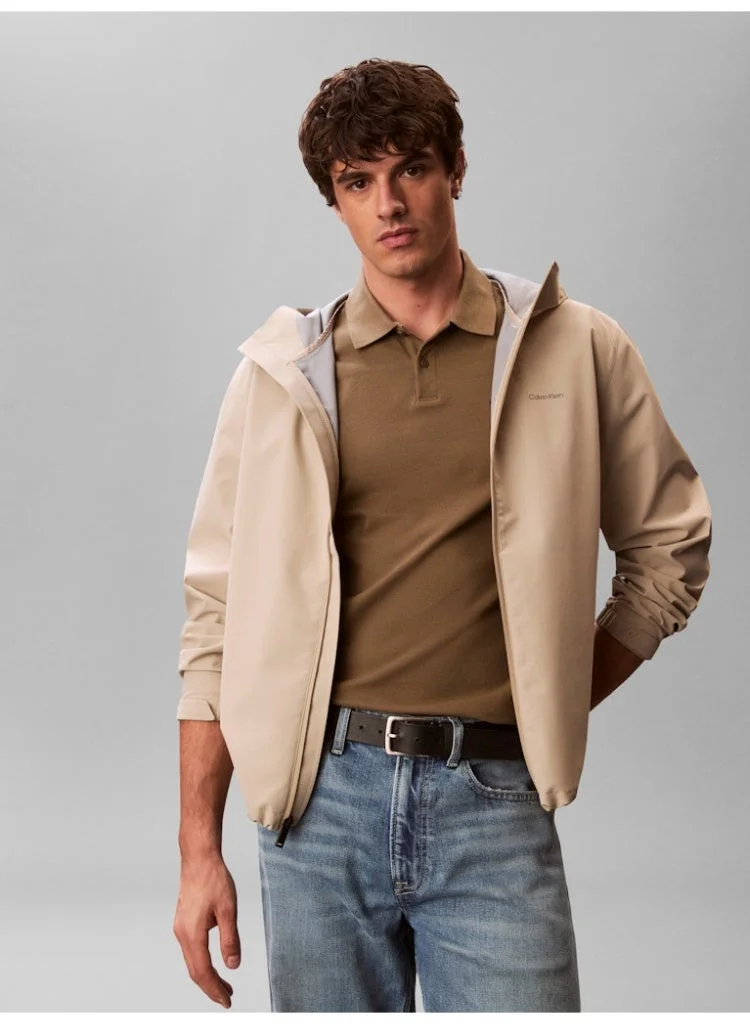 Calvin Klein Jeans  Cotton Piqué Polo Shirt for Men | Best Price UAE