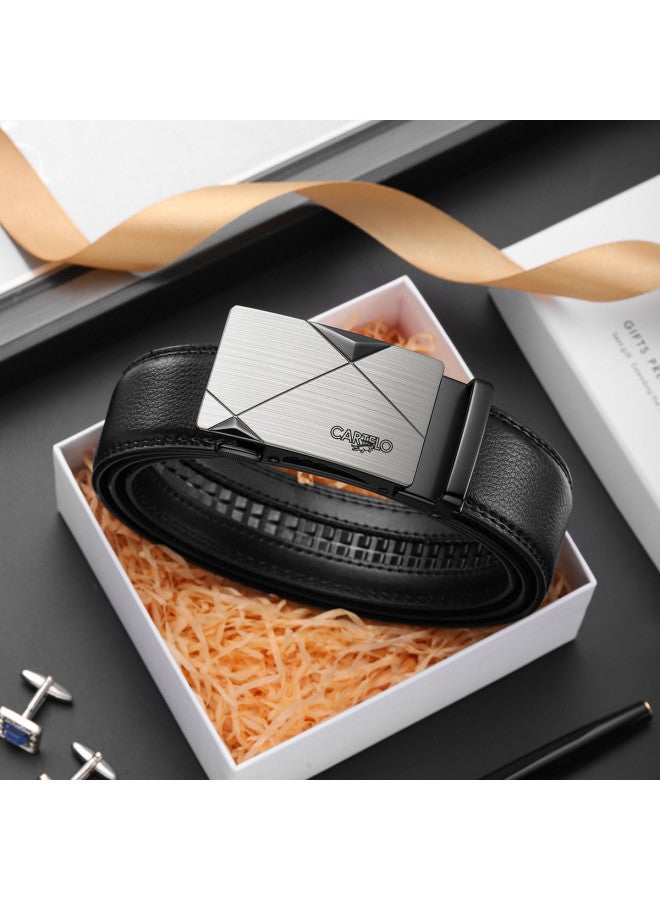 CARTELO Men's Automatic Buckle Belt High-end Brand Trouser Belt Men's Casual Light Luxury High-end Cowhide Belt - Image 5