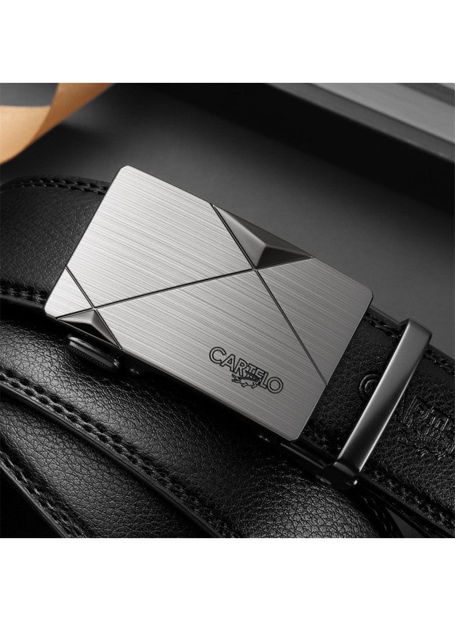 CARTELO Men's Automatic Buckle Belt High-end Brand Trouser Belt Men's Casual Light Luxury High-end Cowhide Belt - Image 3
