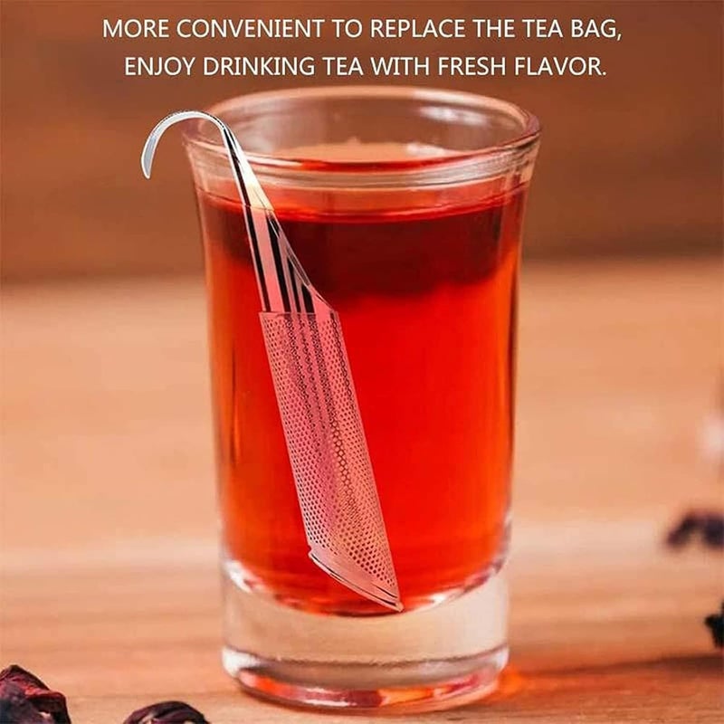 Tasunte 3PCS Stainless Steel Tea Diffuser & Strainers, Long-handle Filters for Loose Leaf Tea, Coffee, Spices - Image 5