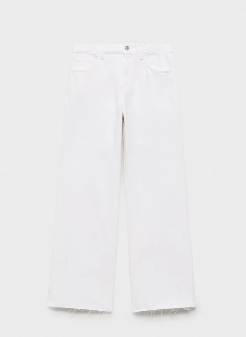 MANGO Danila Wideleg High-Rise Jeans