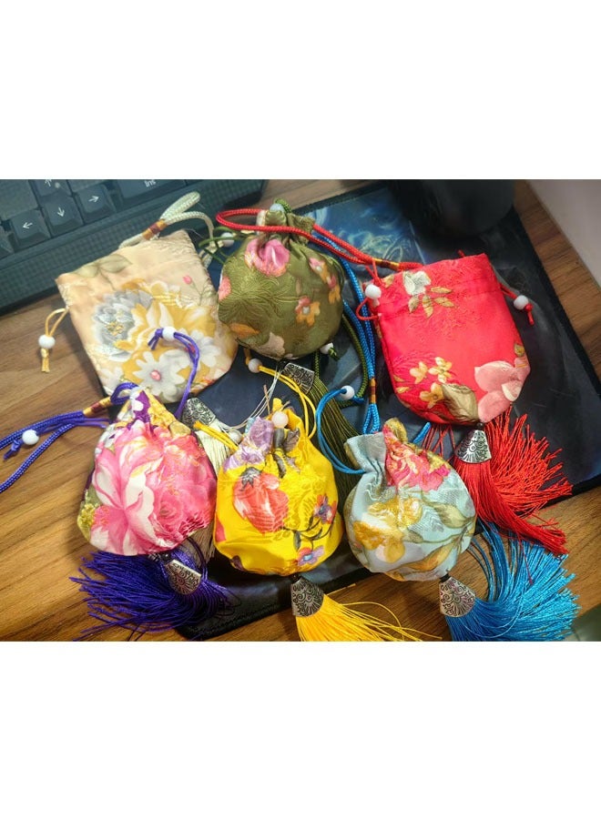 6 Bags of Dry Flowers Fragrant Bags, Fragrances Of Roses, Violets, Lavender, Lemon, Ocean And Jasmine For Drawers And Closets, Spring Home Decor Fragrance Sachets, Fragrance For Bathroom, Car Freshener, Etc  - Image 2