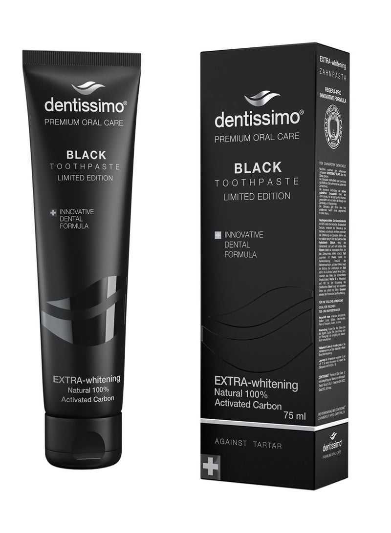 Dentissimo  EXTRA-WHITENING BLACK Toothpaste - Image 1