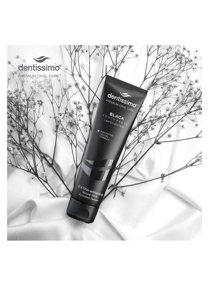 Dentissimo  EXTRA-WHITENING BLACK Toothpaste - Image 3