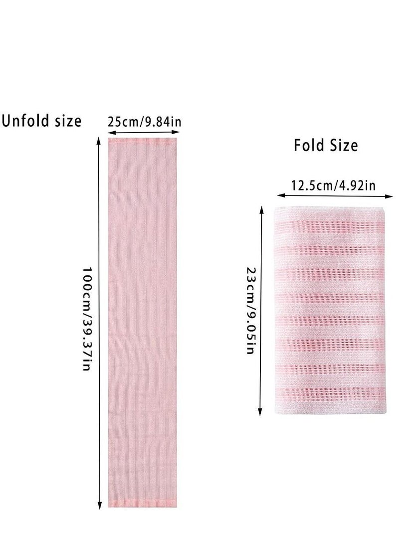 NIBEMINENT 2 Pack Magic Body Back Scrubber for Shower Washer Bath Wash Cloth Washcloth to Cleaning Massage - Image 2