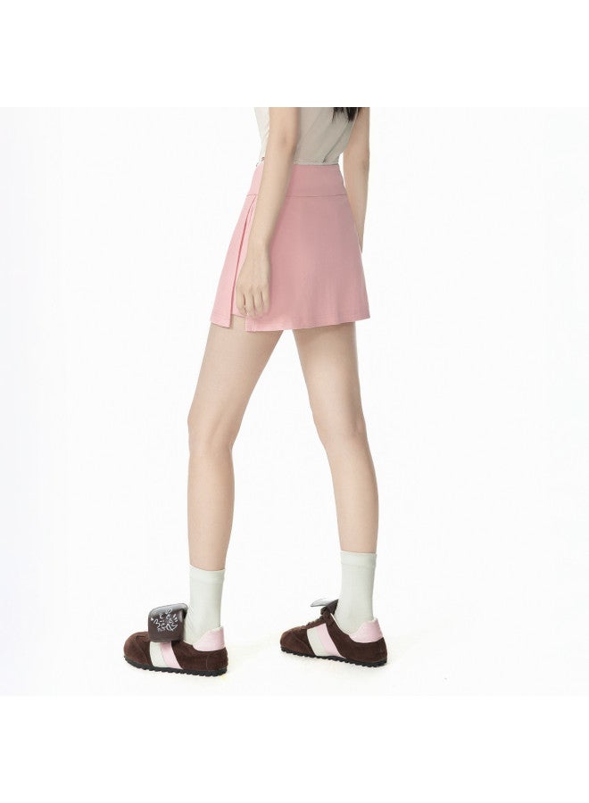 EPTISON Sporty Skort For Women - 2025 Summer New Slim-fit A-line Short Skirt With High Slit Design, Wide Waistband & Lace Trim - Image 5