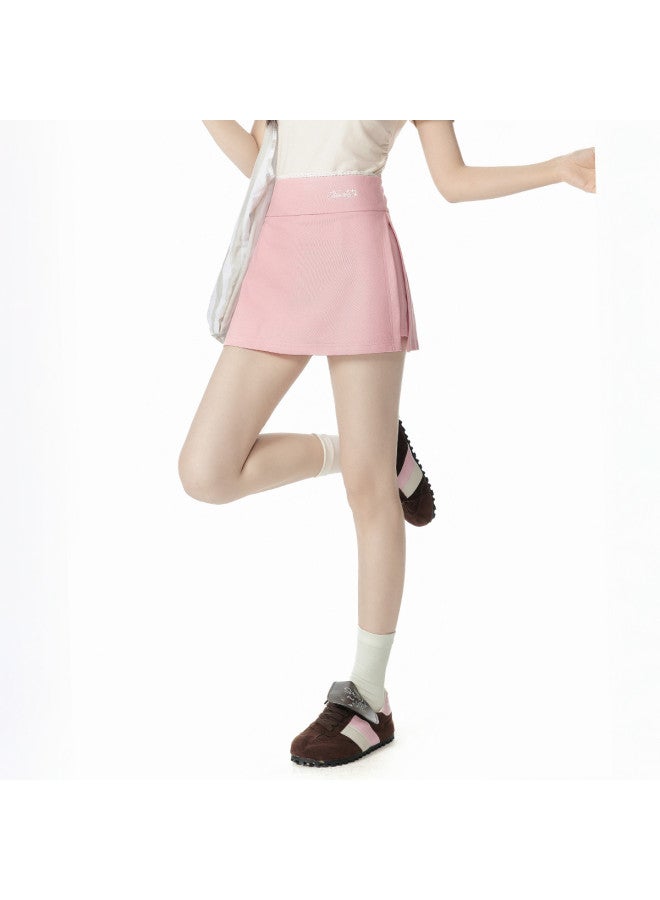 EPTISON Sporty Skort For Women - 2025 Summer New Slim-fit A-line Short Skirt With High Slit Design, Wide Waistband & Lace Trim - Image 3