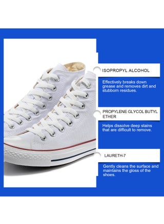 Foam Cleaner White Shoes, Surfactant Foam Removes Stains Quickly, Sneaker Cleaning Spray Foam, Whitening Sneaker Canvas, Whitening And Yellowing Shoe Edges (100ml) - view 5