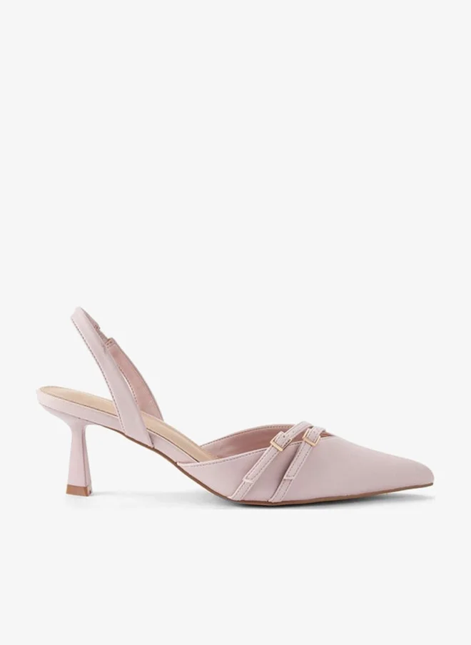 Flora Bella Women Buckle Accent Slingback Shoes