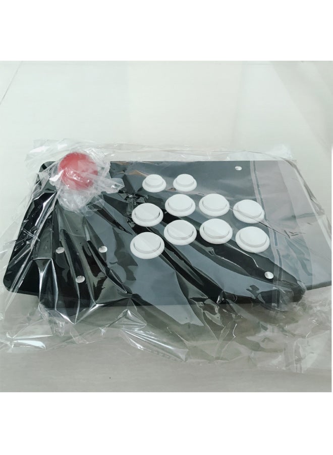 No Delay Arcade Computer Home Android Phone Tablet USB Fighting KO Game Joystic Joystick Controller-Product Color:PC Computer Version White - Image 5