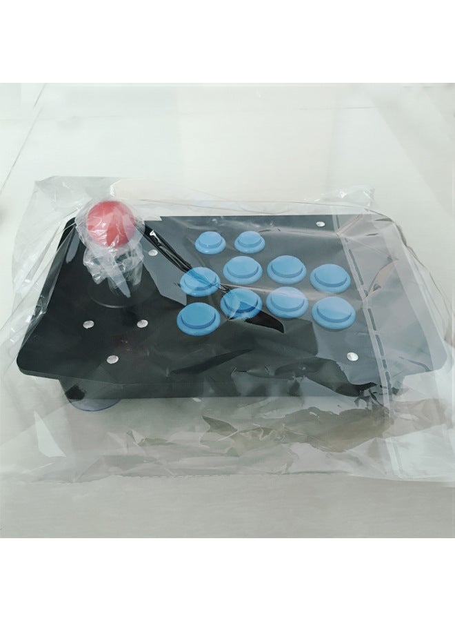 No Delay Arcade Computer Home Android Phone Tablet USB Fighting KO Game Joystic Joystick Controller-Product Color:PC Computer Version White - Image 3