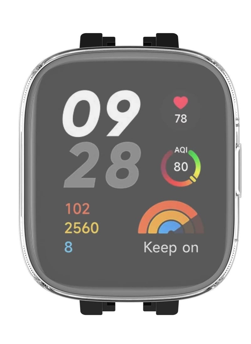 Generic TPU Full Protective Case Cover Compatible with Redmi Watch 3 Smartwatch (Clear)  - Image 2