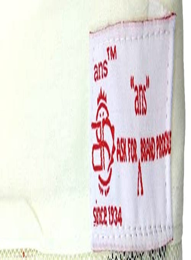 Ans Mosquito Net for Bed Floral with Cotton Border Free Air Flow (White, 4 x 6.5 ft Single Medium Bed) - Image 3