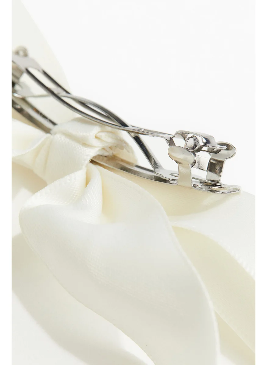 H&M Satin Bow Hair Clip