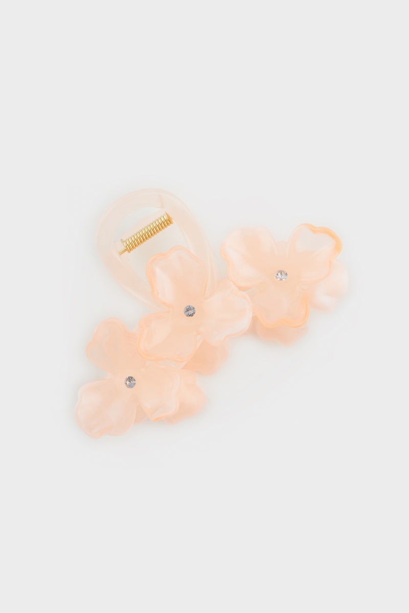 DeFacto Pink Woman Powder Floral Hair Clips Casual - Image 1