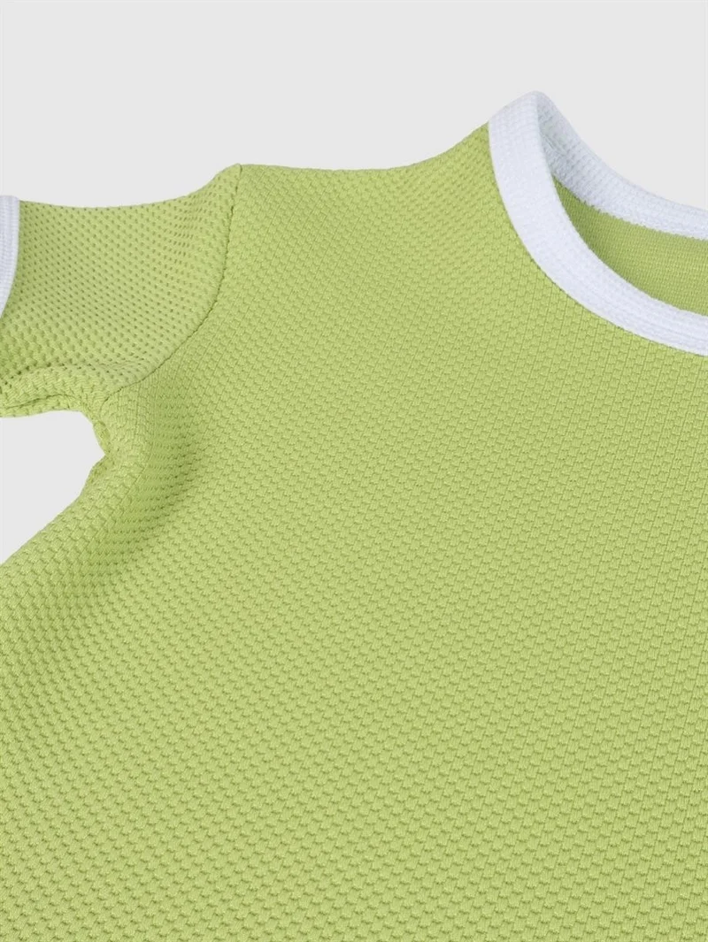 يه كيدز Children's Shorts T-Shirt Set Summer Pistachio Green