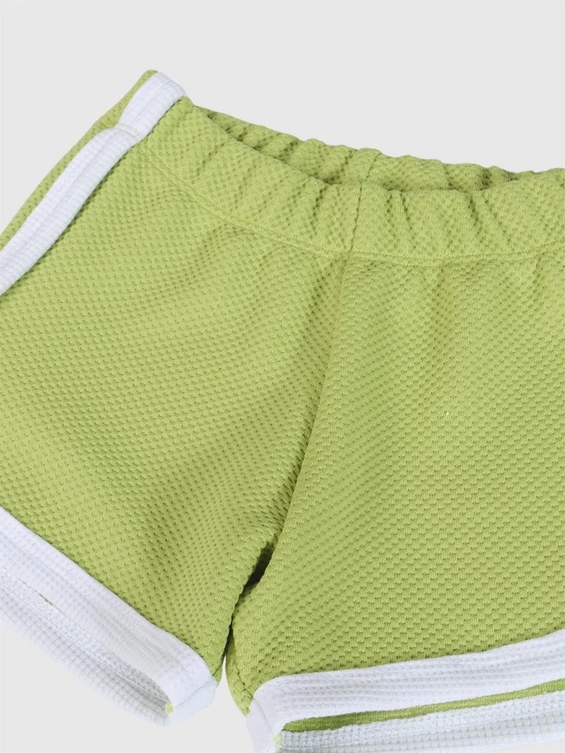 يه كيدز Children's Shorts T-Shirt Set Summer Pistachio Green