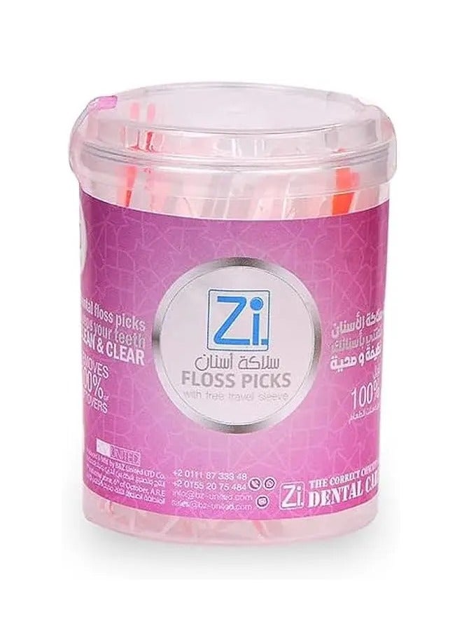 zi Toothpick and floss for cleaning and caring for teeth and gums 40 tweezers