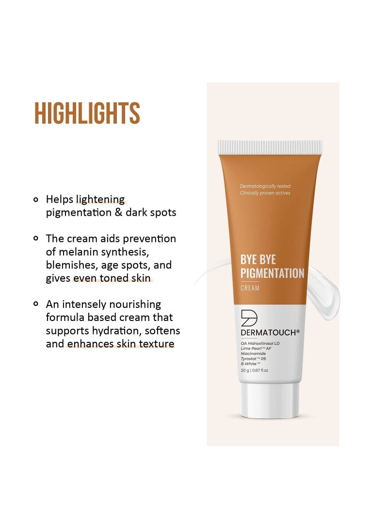 DERMATOUCH Bye Bye Pigmentation Cream 20G - Image 2