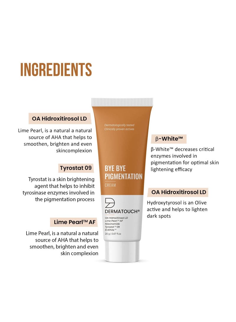 DERMATOUCH Bye Bye Pigmentation Cream 20G - Image 5