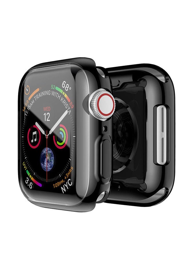 NIBEMINENT Protective Case Cover For Apple Watch Series 4 44mm Black  - Image 1