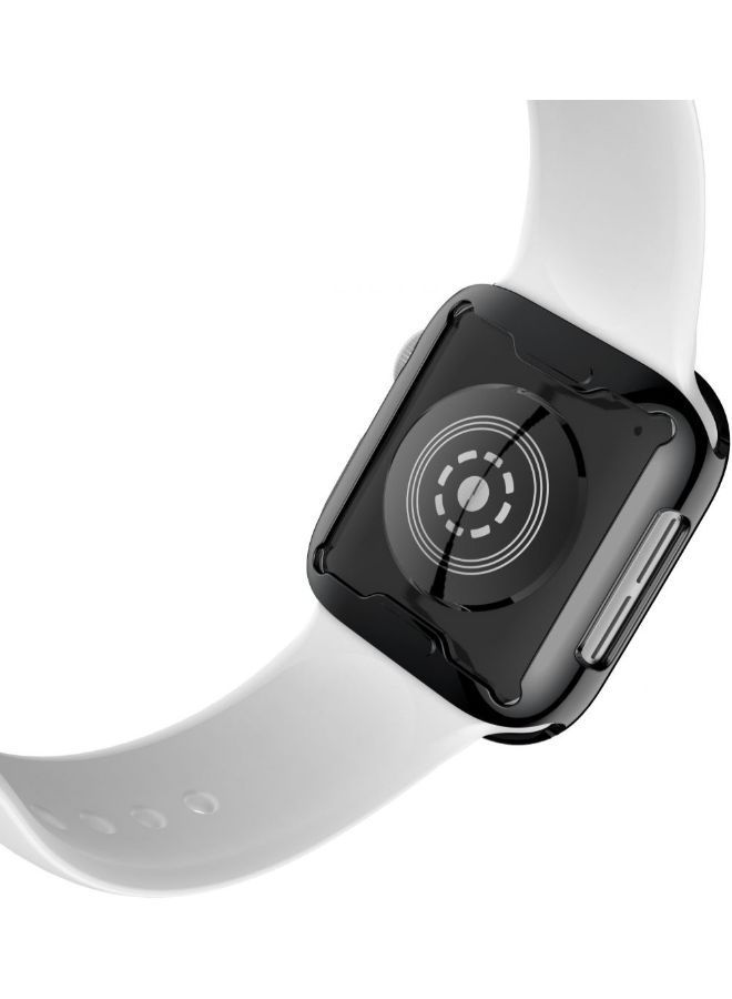 NIBEMINENT Protective Case Cover For Apple Watch Series 4 44mm Black  - Image 5