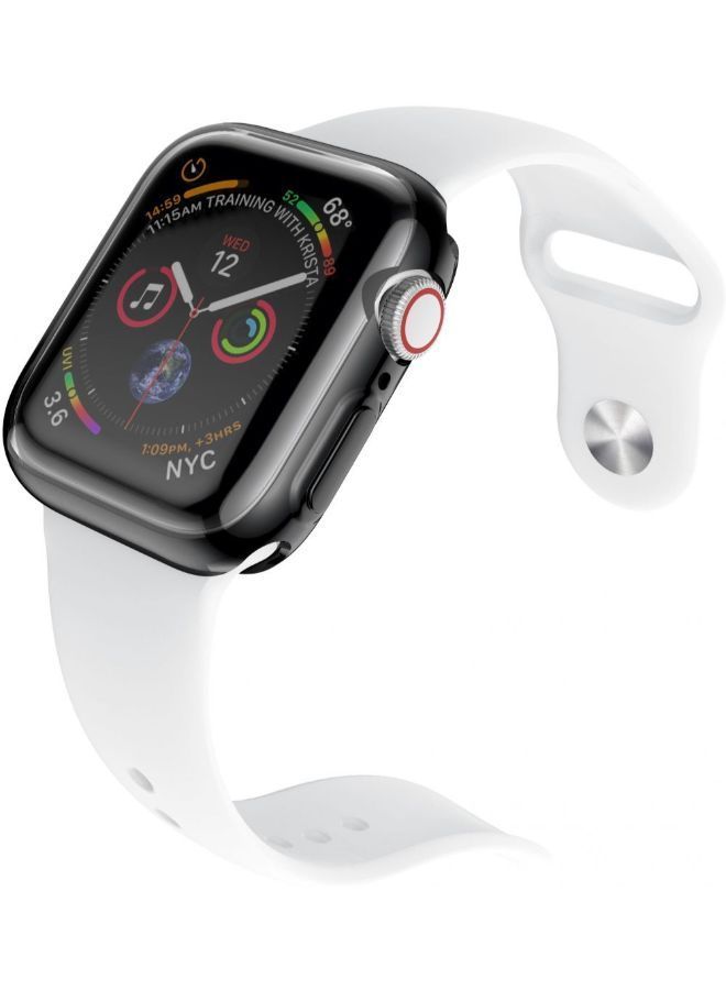 NIBEMINENT Protective Case Cover For Apple Watch Series 4 44mm Black  - Image 2