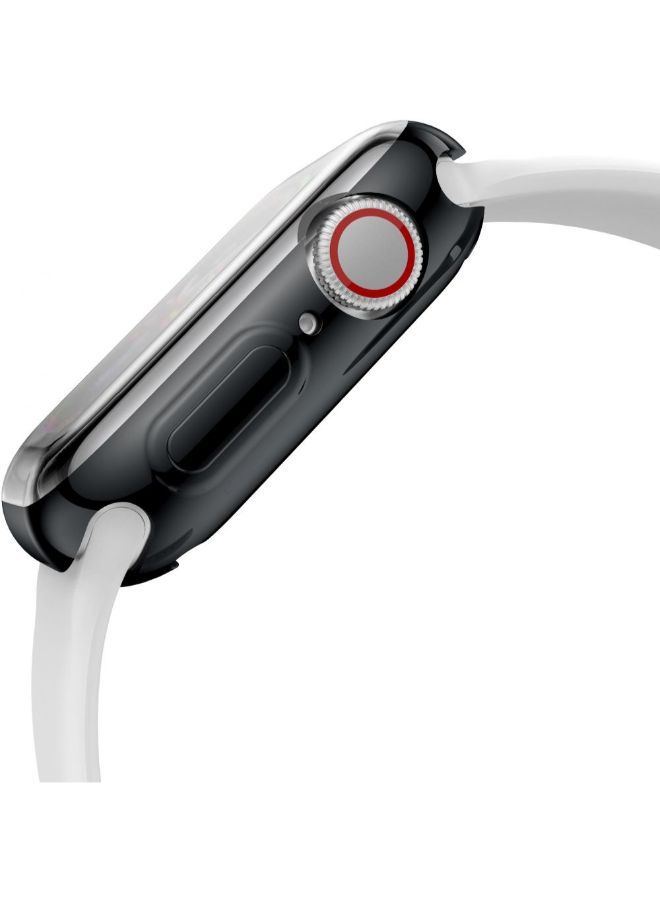 NIBEMINENT Protective Case Cover For Apple Watch Series 4 44mm Black  - Image 3