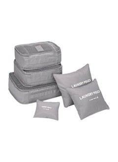 6-Piece Packing Organizer Set Grey