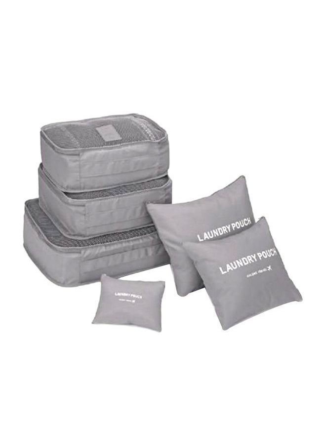 NIBEMINENT - 6-Piece Packing Organizer Set Grey - Image 1