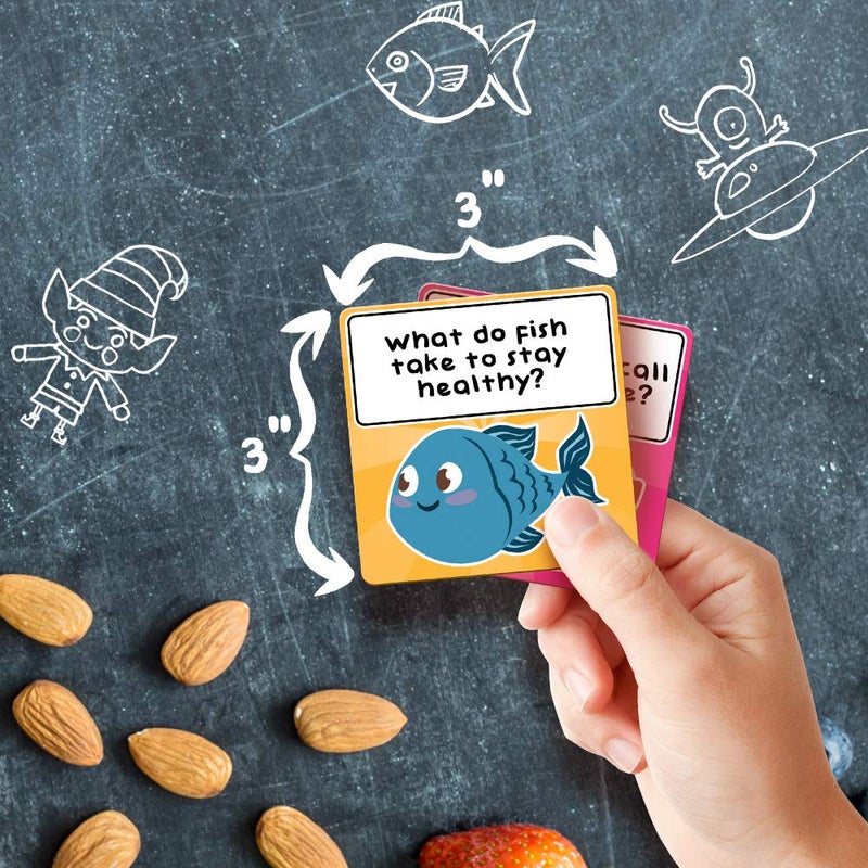 Savoychef 150 Joke Cards for Kids - Lunchbox Notes - Inspirational Motivational Cards for Children - Jokes and Puns for Boys and Girls - Great for Parties, Schools, Bake Sales, Picnics - Image 5