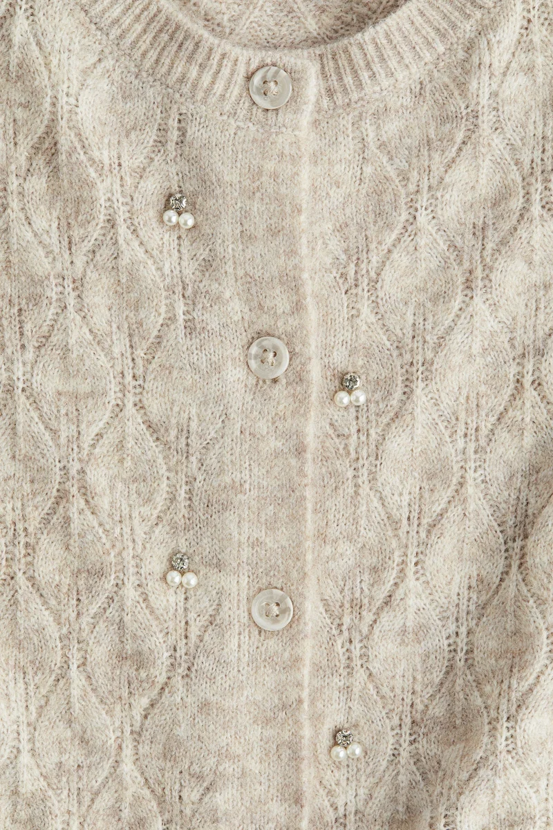 اتش اند ام كارديغان بوانتيل مزين بالزخارف