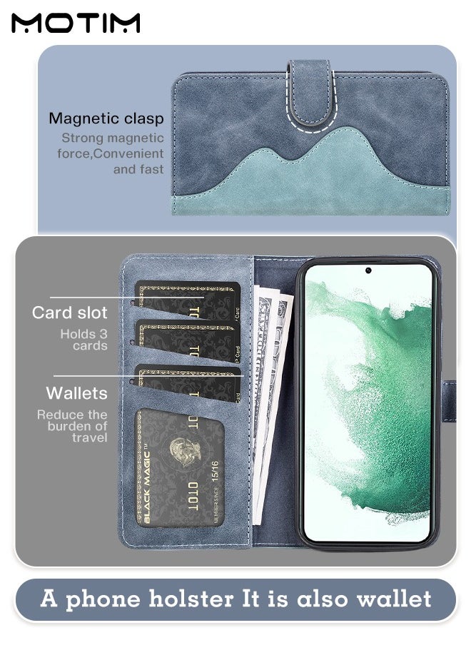 Motim Samsung S23 Plus Case Wallet Case, Flip Leather S23 Plus Phone Case, Shockproof Protective Kickstand, Magnetic Detachable with Wallet Card Holder Pocket for Samsung S23 Plus Cover  - Image 2