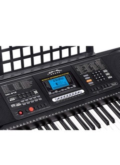 Mike Music 61 Key Keyboard Piano MK812 Professional Electronic Keyboard Digital Piano Keyboard Electronic Organ Piano with Sheet Music Stand, Power Supply,61 Keys Keyboard Bag  - Image 3