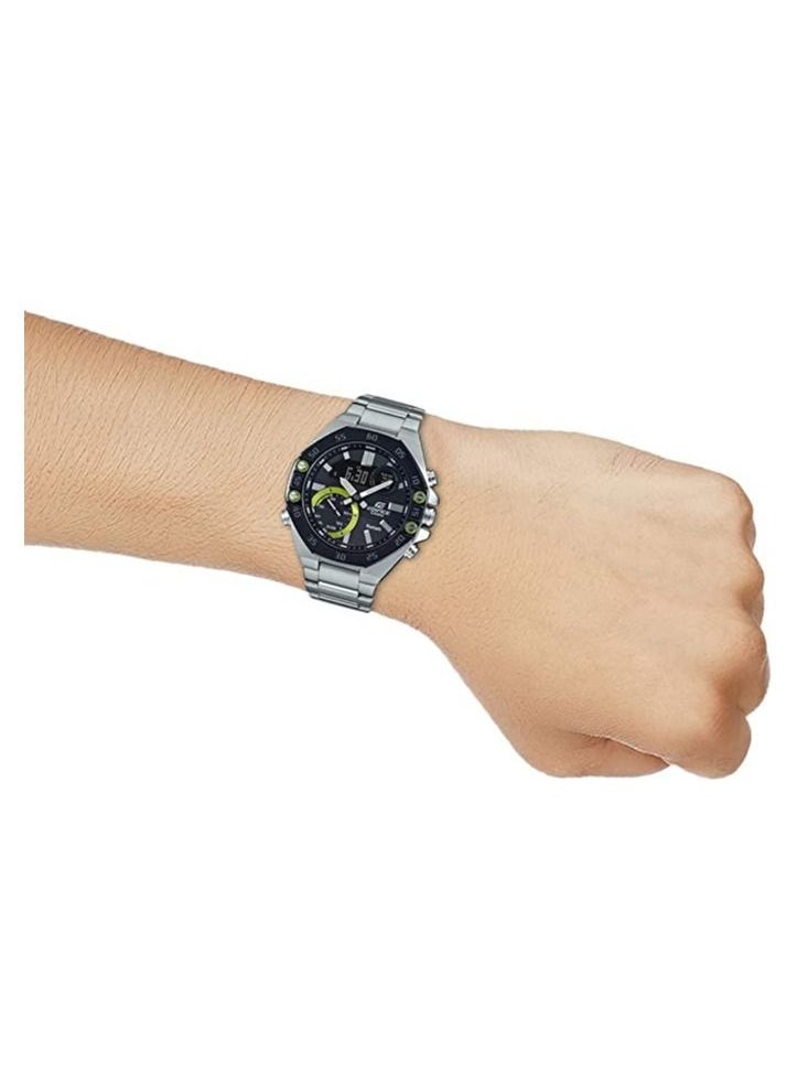 CASIO - CASIO EDIFICE-Smartphone Link Men's Black Dial Stainless Steel Band ECB-10DB-1ADF Analog - Image 1