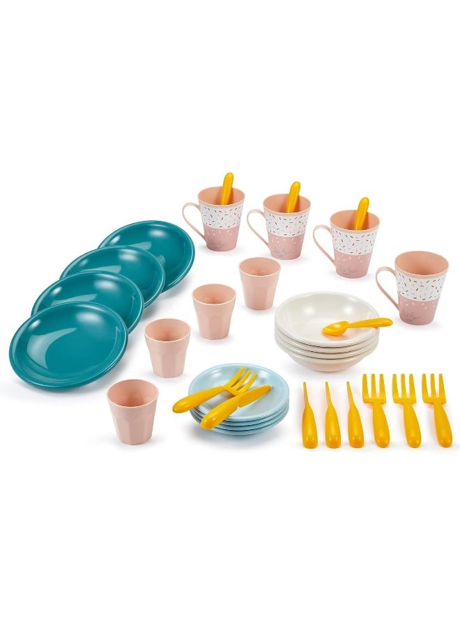 ecoiffier Jouets 1684 Jouets -1684-Picnic Service-Azure Green-Imitation Game For Children-From 18 Months-From France - Image 2