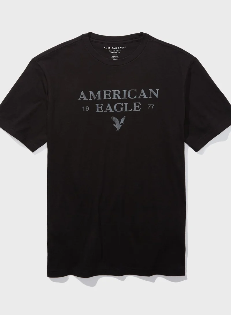 American Eagle Graphic Crew Neck T-Shirt