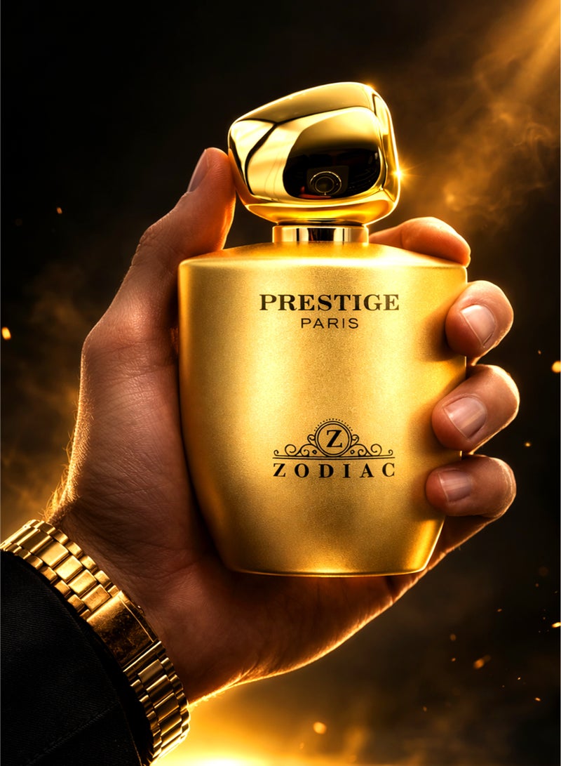 زودياك عطر زودياك برستيج باريس أو دو بيرفيوم 100 مل | عطر فاخر للجنسين برائحة الفواكه والمسك مع العنبر والفانيليا | عطر مميز يدوم طويلاً - Image 3
