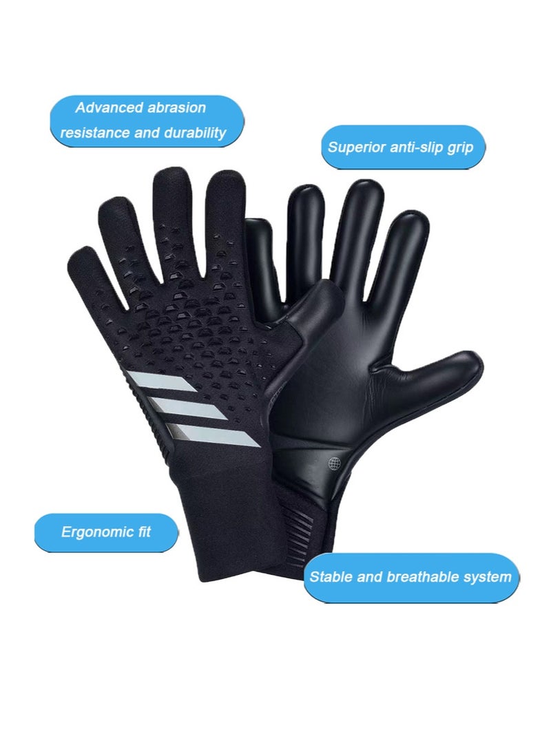 Aikanbo Professional Soccer Goalkeeper Gloves Set with Goalkeeper Gloves Tackifier & Goalkeeper Gloves Cleaning Agent Spray，Grip Control Contact Latex Palm Goalie Gloves，Suitable for Teenagers and Adults（30ml+30ml） - Image 2