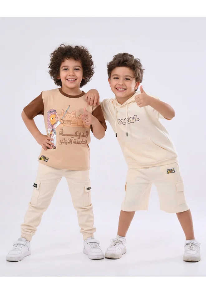 zaitoon Pack of 1  t-shirt and 1 outwear set branded by Falfool - Spacetoon