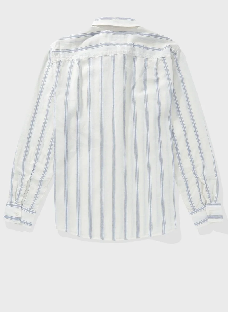 امريكان ايجل Striped Regular Fit Shirt