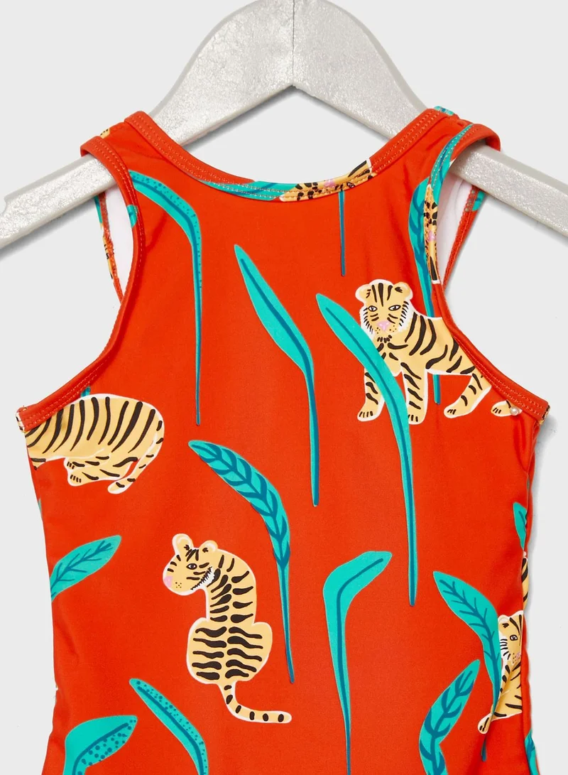 Cotton On Kids Tiger Print Swimsuit