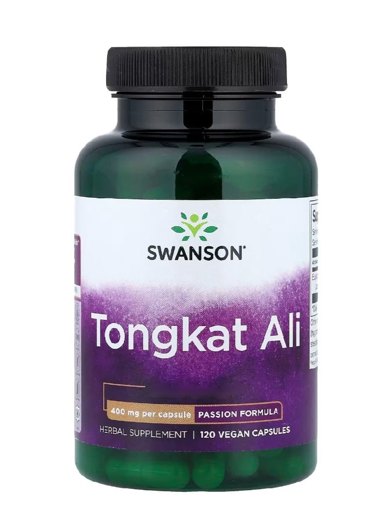 SWANSON Tongkat Ali 400 mg 120 Vegan Capsules - Image 1
