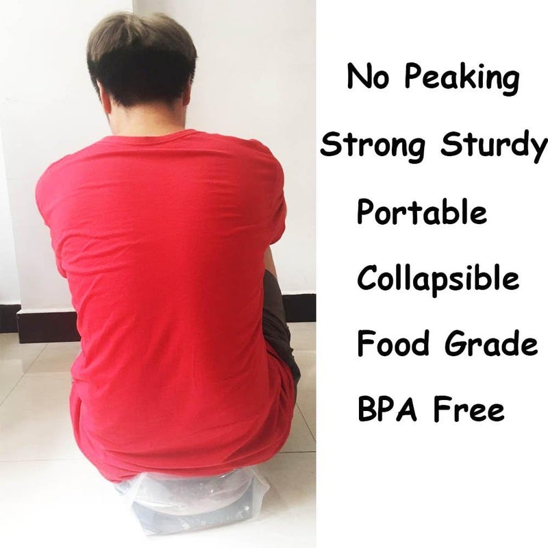 SUPANT Collapsible Emergency Water Jug Container Bag, Freezable, BPA Free Plastic Water Carrier Tank, Outdoor Folding Water Bag for Sport Camping Riding Mountaineer Backoacking, Food Grade - Image 1