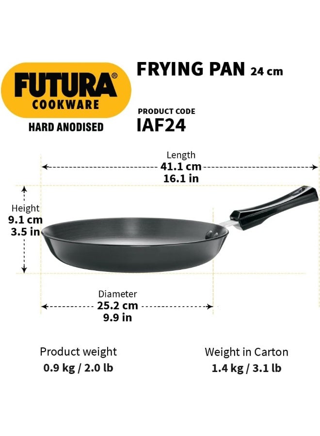 Hawkins مقلاة فutura صلبة مؤكسدة بقاعدة متوافقة مع الحث باللون الأسود 25 سم - Image 3