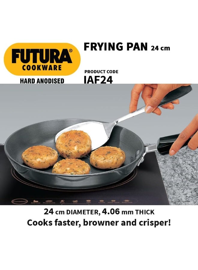 Hawkins مقلاة فutura صلبة مؤكسدة بقاعدة متوافقة مع الحث باللون الأسود 25 سم - Image 4