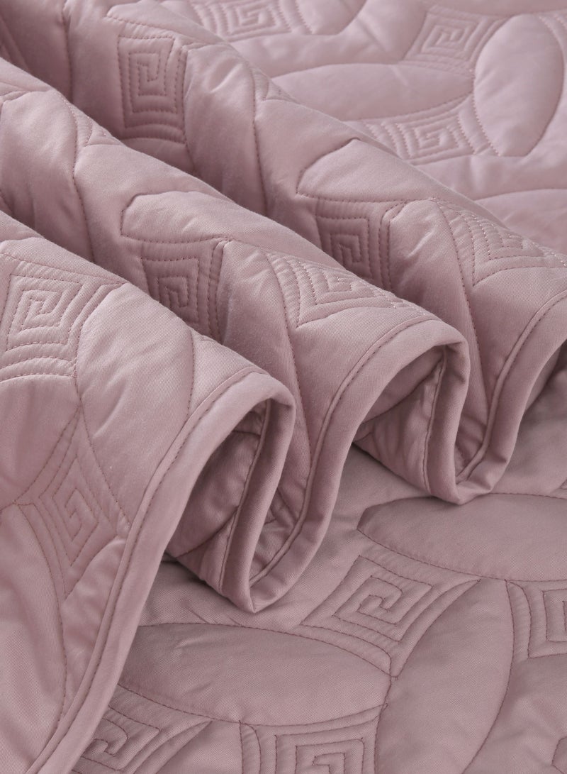 Master Home Textile 4Piece Cotton Bedspread Set Fits 200 x 200 cm Double Size Bed King Size Compressed Comforter Set Elmira Series  - Image 3