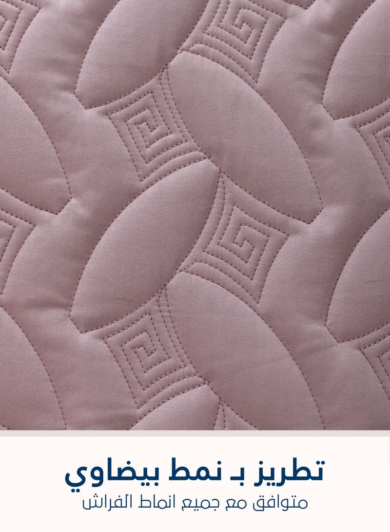 Master Home Textile 4Piece Cotton Bedspread Set Fits 200 x 200 cm Double Size Bed King Size Compressed Comforter Set Elmira Series  - Image 5