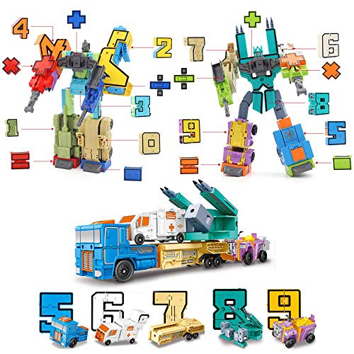 Cyeah Number Robot Math Robot Mathematical Toys for Kids Education 20 Pieces - Image 5