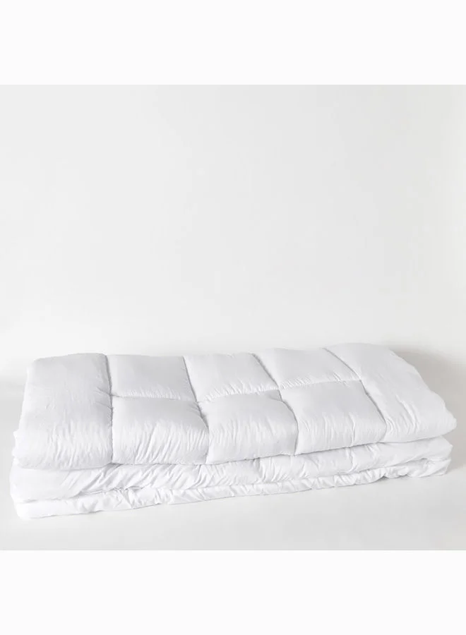 هوم بوكس Nova Microfibre Single Mattress Topper 200 x 4 x 90 cm